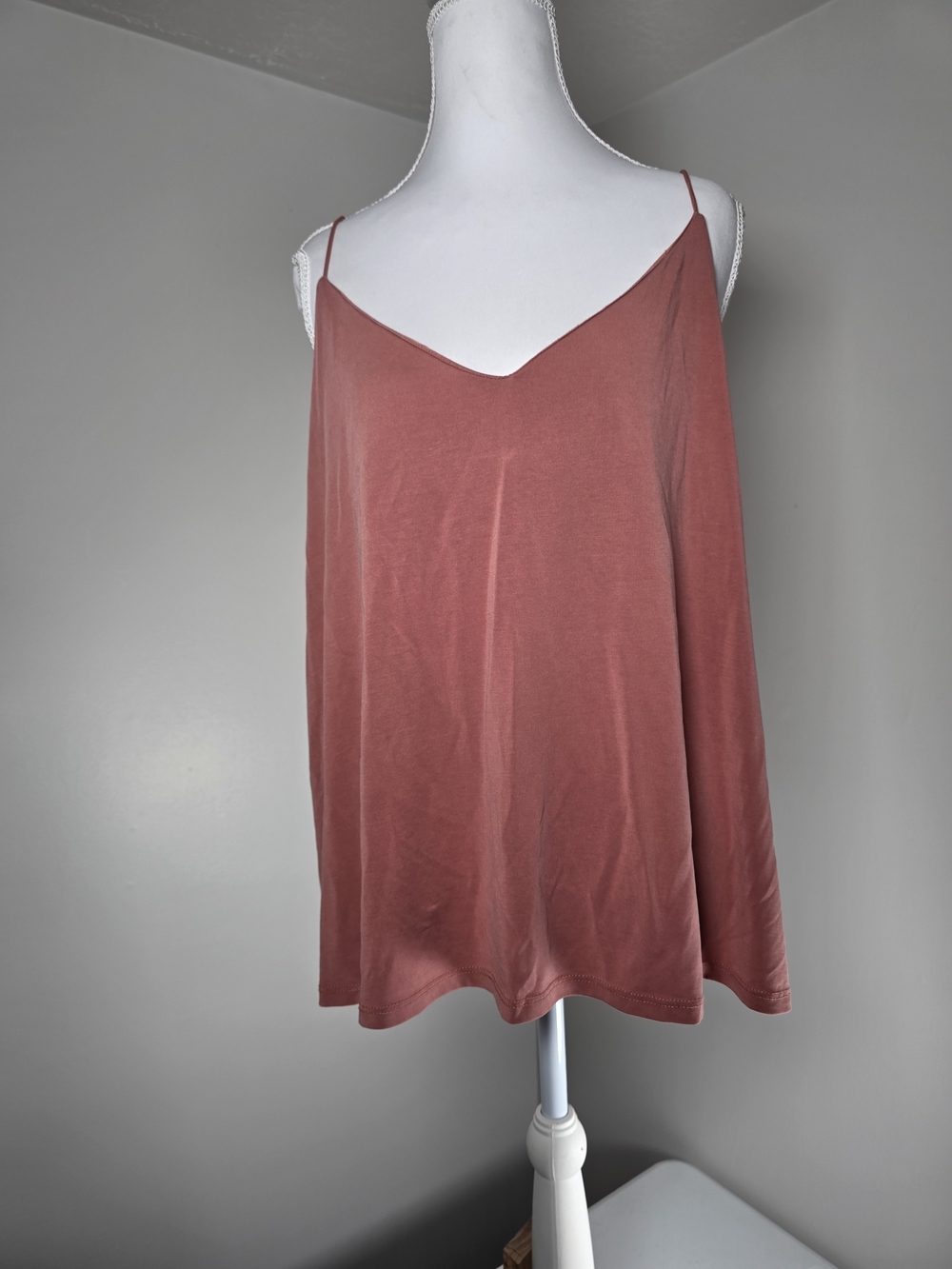 Maurices Dusty Rose V-Neck Spaghetti Strap Camisole